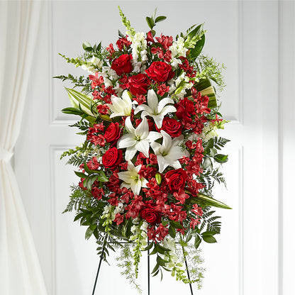 Everlasting Memory Standing Spray – HELEN'S FLORIST AND GARDEN CENTER, Whitehouse Station NJ