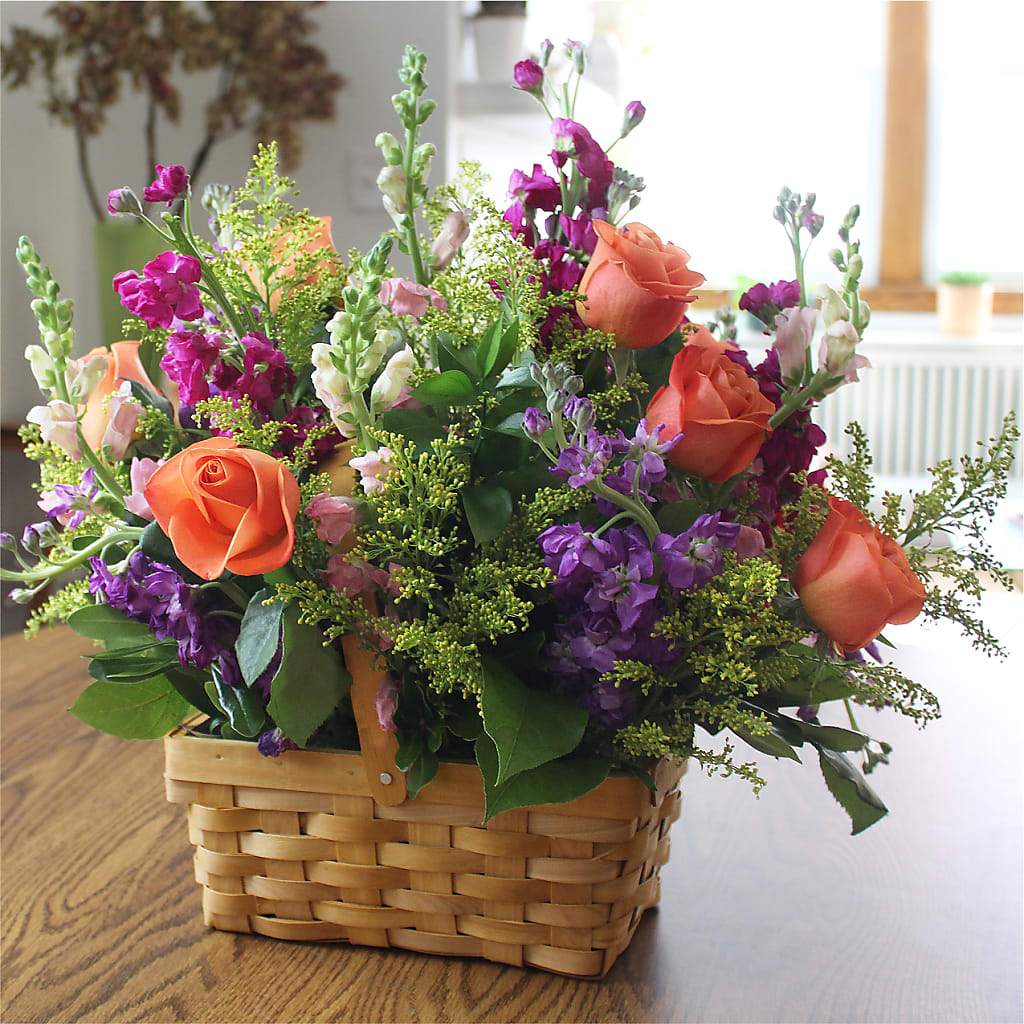 Garden of Life Basket – HELEN'S FLORIST AND GARDEN CENTER, Whitehouse Station NJ