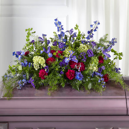 Always Treasured Casket Spray – HELEN'S FLORIST AND GARDEN CENTER, Whitehouse Station NJ