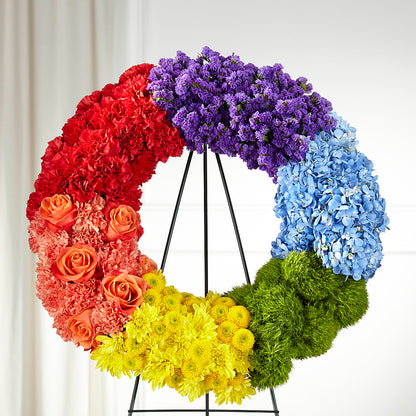 Circle of Love Wreath – HELEN'S FLORIST AND GARDEN CENTER, Whitehouse Station NJ