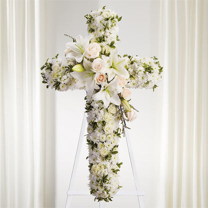 Spiritual Guidance Standing Spray – HELEN'S FLORIST AND GARDEN CENTER, Whitehouse Station NJ