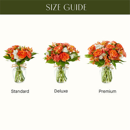 Apricot Glow Bouquet – HELEN'S FLORIST AND GARDEN CENTER, Whitehouse Station NJ