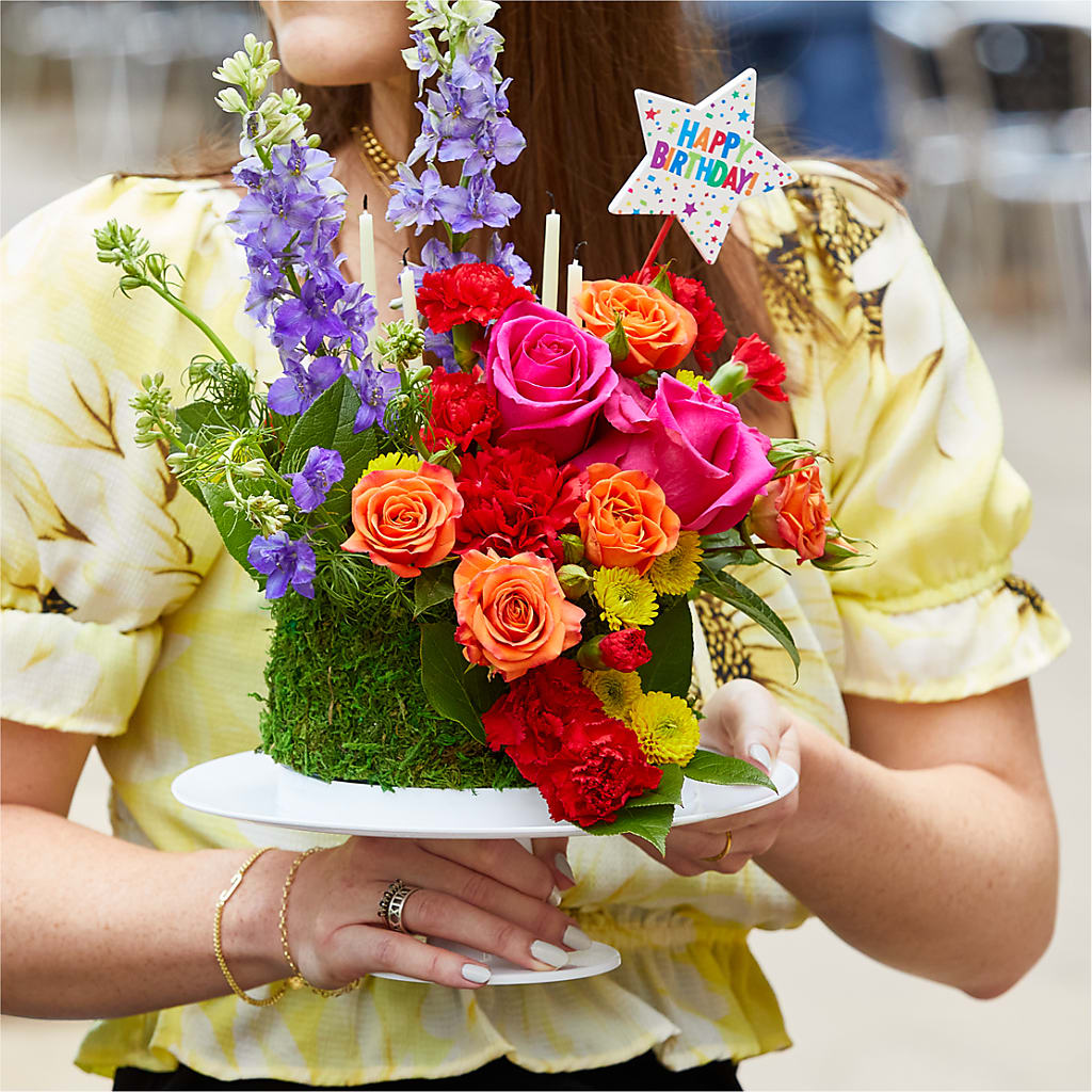 Best Year Yet Floral Cake – HELEN'S FLORIST AND GARDEN CENTER, Whitehouse Station NJ