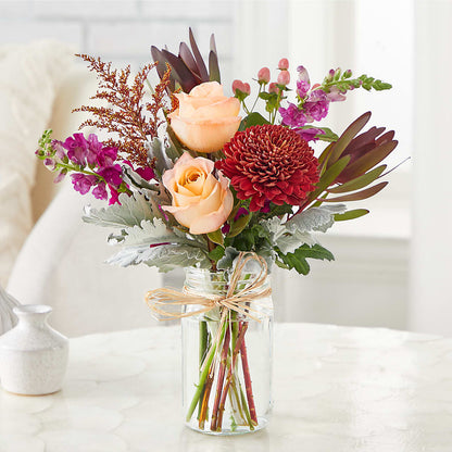 Moody Hues Bouquet – HELEN'S FLORIST AND GARDEN CENTER, Whitehouse Station NJ