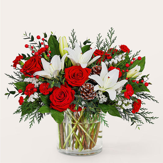Best in Snow Bouquet – HELEN'S FLORIST AND GARDEN CENTER, Whitehouse Station NJ