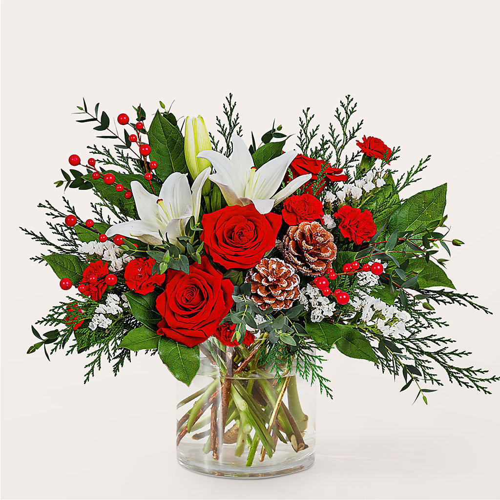 Best in Snow Bouquet – HELEN'S FLORIST AND GARDEN CENTER, Whitehouse Station NJ
