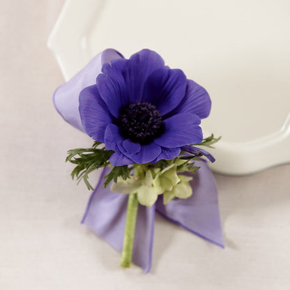 Purple Passion Boutonniere – HELEN'S FLORIST AND GARDEN CENTER, Whitehouse Station NJ